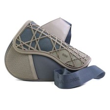 Borsa a tracolla originale Dior Saddle Croddbody Bag in nylon grigio/gomma...