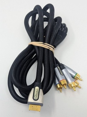 Sony PlayStation PS2 PS3 Gold Plated A/V Component Video Cable - Rocketfish!