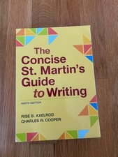 The Concise St Martins Guide to Writing 9th E...