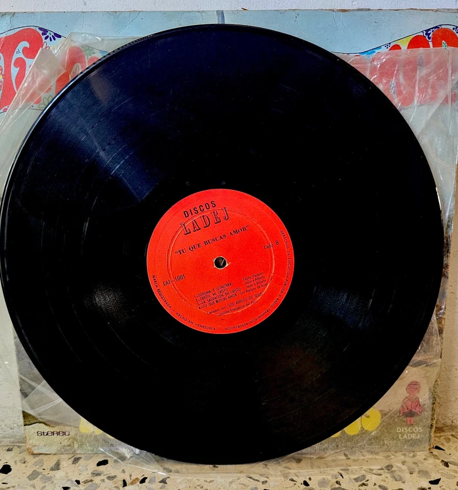 Los Amigos de Jesus – RARE Latin PSYCH CHRISTIAN LP VENEZUELA Peru Heavy Organ - Image 2 of 3