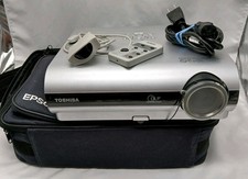 Toshiba TDP-S25 DLP Projector Wt Carrying Bag COMPUTER Remote Projector Works