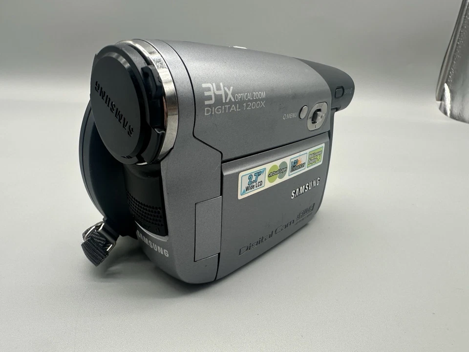 Samsung VP-DC171W Handheld DVD-RW Camcorder Silver Tested - Image 2 of 4