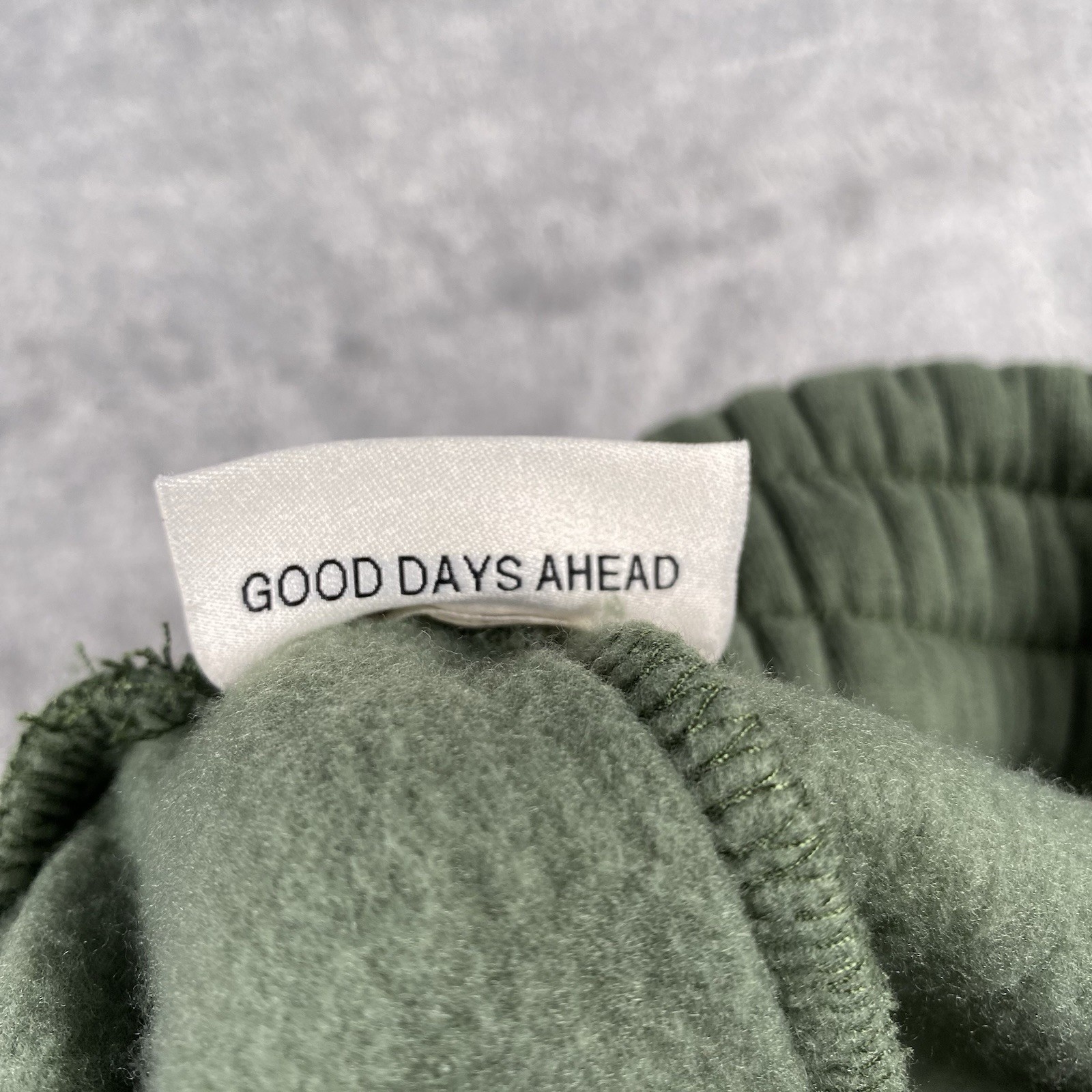 Comfrt Sweatpants Unisex Size L Forest Green Heavyweight Joggers Minimalist Logo