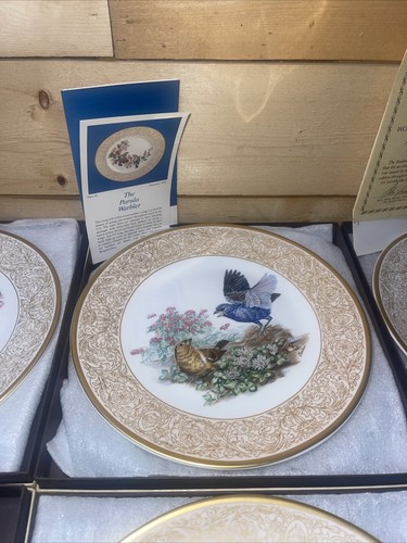 Boehm Woodland Birds Of America Porcelain Plates Lot(8) See Pics For Assortment - Picture 3 of 17