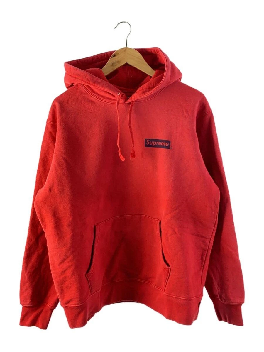 Sweat à capuche Supreme 19AW Stop Crying Hodoed L coton imprimé rouge occasion