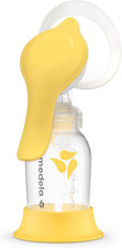 Harmony Manual Breast Pump, Compact Swiss Design with Personalfit Flex Shields a