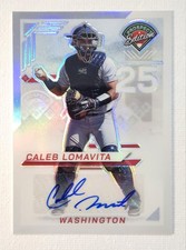 2025 Panini Prospect Edition - Caleb Lomavita #122 Silver Prizm Signatures (AU,