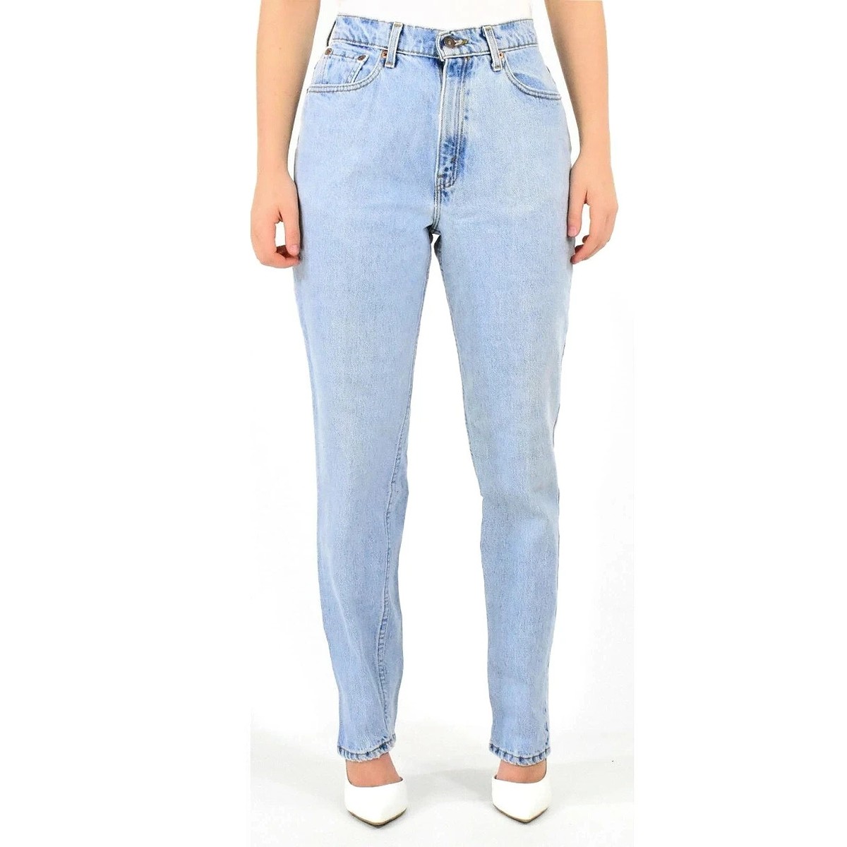 90sVintage Levis 512 Light Wash High Waist Jeans Womens 6 16 22W Tapered  Leg USA | eBay