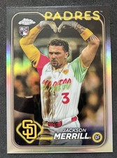 2024 Topps Chrome - Image Variation Jackson Merrill #207 City Connect Jersey...