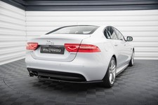 Maxton Design Diffusor Flaps passend für Jaguar XE R-Sport X760 schwarz Hochglan