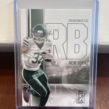Topps 2024 Signature Class Isaiah Davis Rookie New York Jets Card #164. rookie card picture