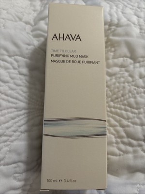 Ahava Time To Clear Purifying Mud Mask 3.4fl.oz./100ml New & Sealed EXP 04/27
