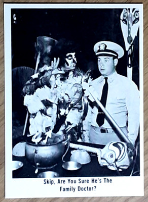 1965 FLEER MC HALES NAVY CARD 40 SKIP, ARE YOU SURE HE'S THE HAUSARZT.