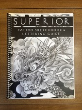 Superior Tattoo Supply Sketchbook Lettering Guide 2007 Rare