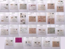 ALGERIA: c.1950s-1960s Used Covers/Cards - Various Values - 25+ Album Pages ^