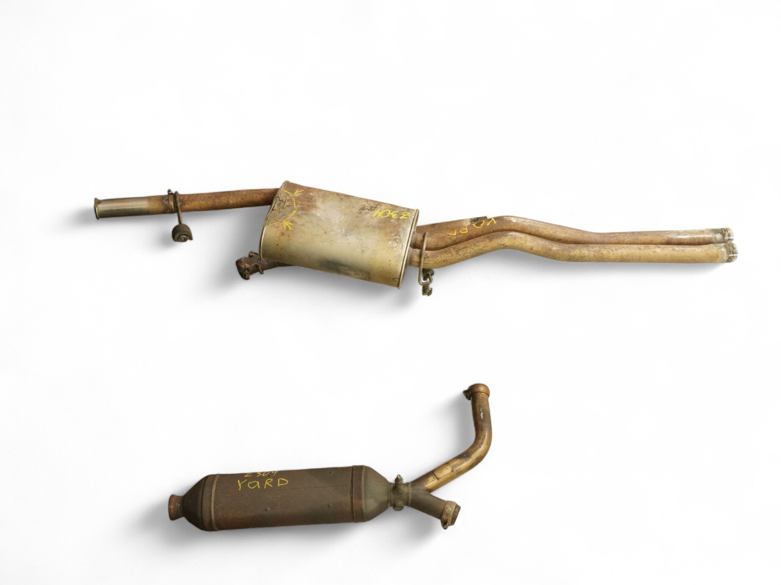 1988 Bentley Mulsanne S 6.75 Exhaust Muffler Silencer Resonator Pipe Rear OEM