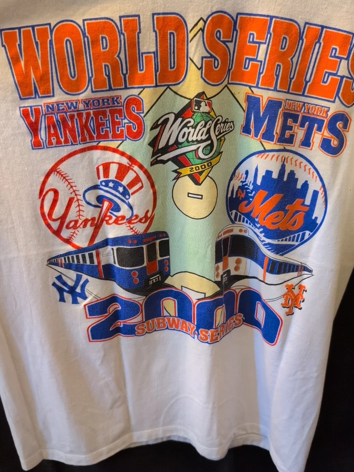 CAMISETA DE COLECCIÓN SERIE METRO 2000 LG NEW YORK YANKEES METS Foto 2 de 4