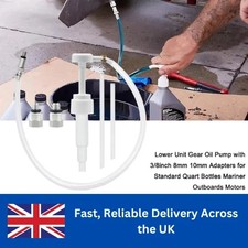 Gear Oil Filling Pump 32oz 1L Bottles Metric Adaptor Outboard, gearbox, axle
