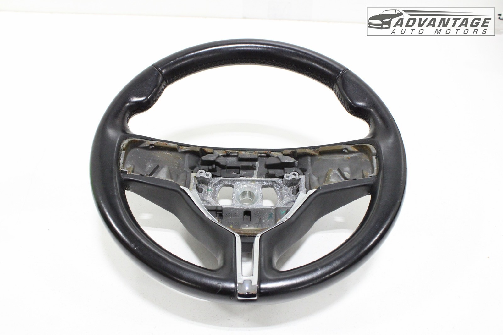 2014-2016 MASERATI QUATTROPORTE LEFT SIDE STEERING WHEEL LEATHER 3 SPOKE OEM