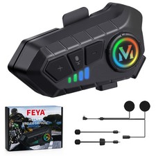 Motorcycle Helmet Speakers High Battery Life Helmet Headphone IPX6 Automatic ...