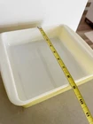 VTG Pyrex Desert Dawn Yellow Speckled Square Baking Dish #222? 8.5"