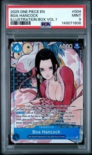 One Piece CCG Boa Hancock Illustration Box 1 Promo PSA 9