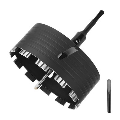 hsawbit Bohrkrone 125 mm M16 mit SDS Plus Adapter 110 mm