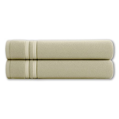 Julido 2 Premium Duschtuch 70x140cm  Flauschige hochwertige Badetücher Beige