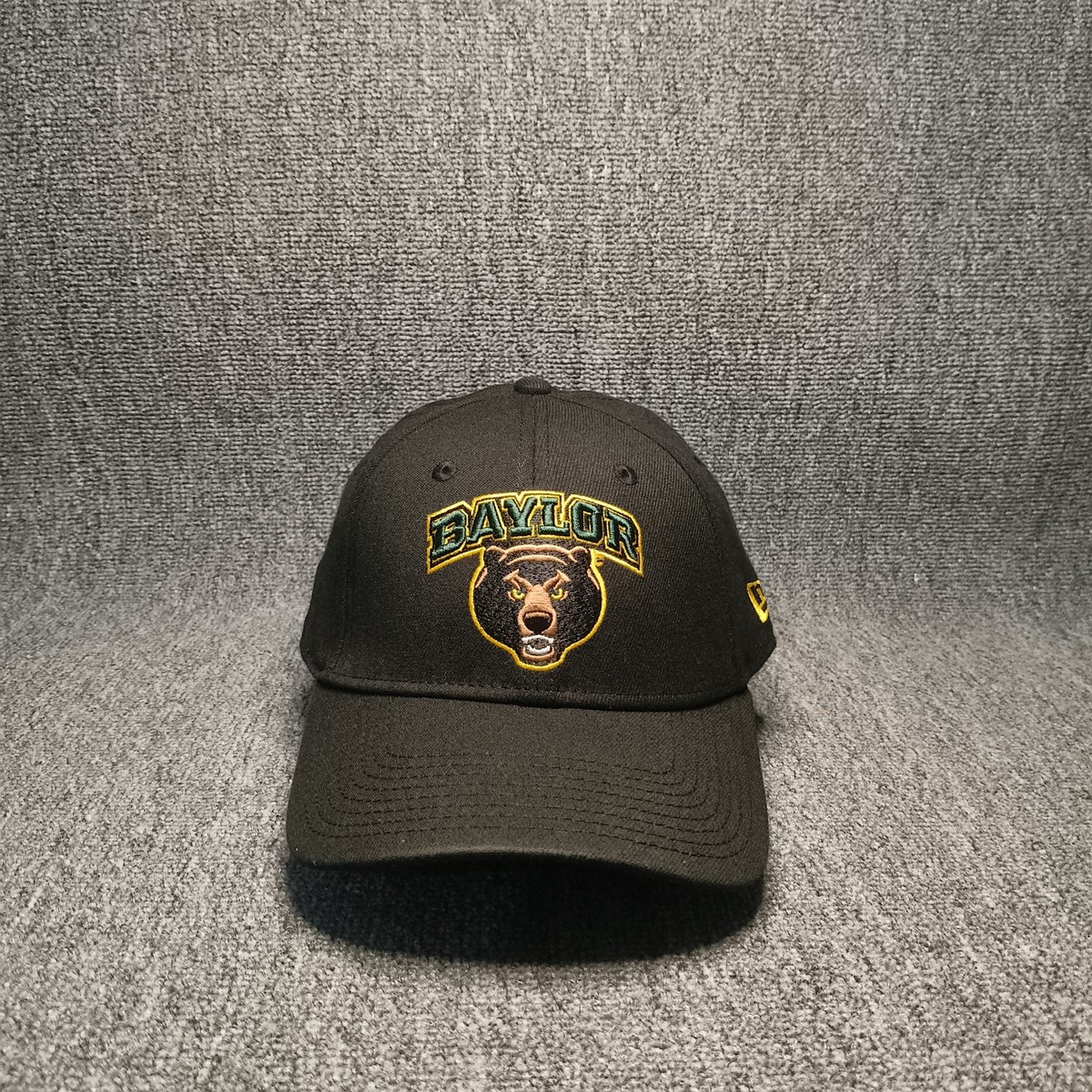 New Era Baylor Bears Black NCAA Cap Hat Bear Mascot BU Logo