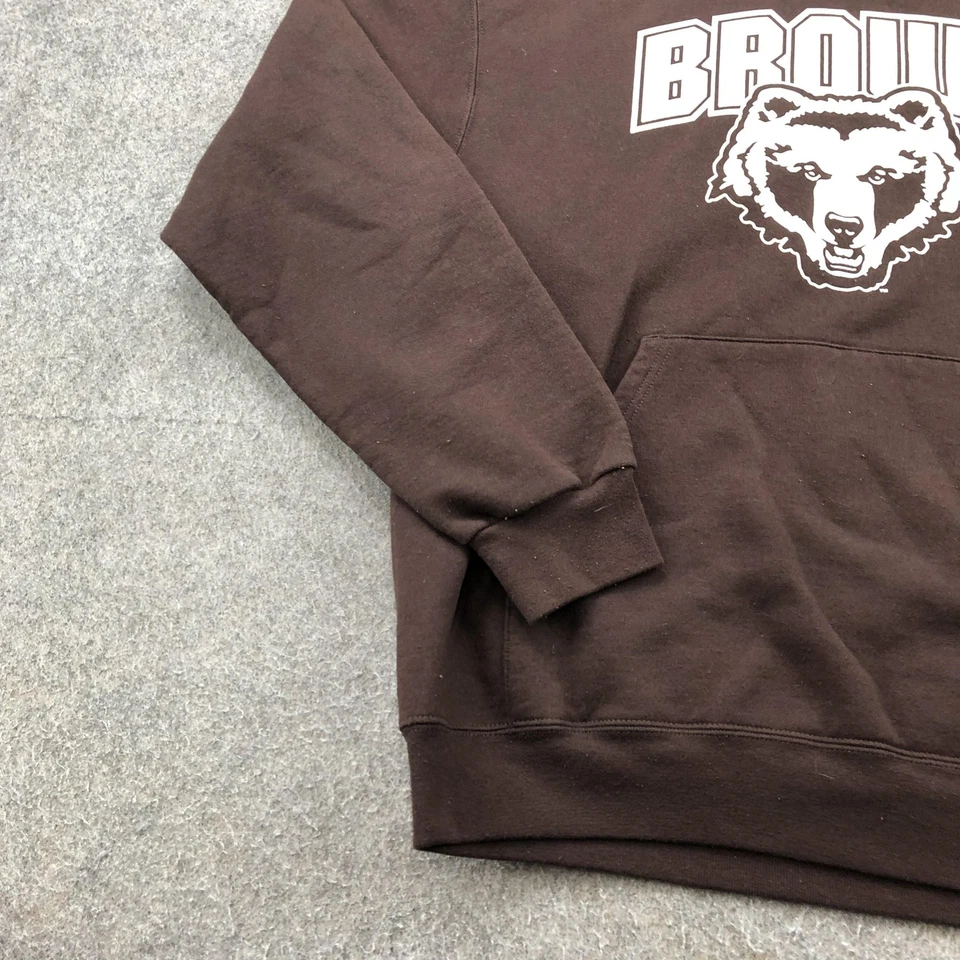 Sudadera con Capucha Brown Bears Para Hombre Grande Marrón Universitario Pullover Gráfico Oso Foto 2 de 4