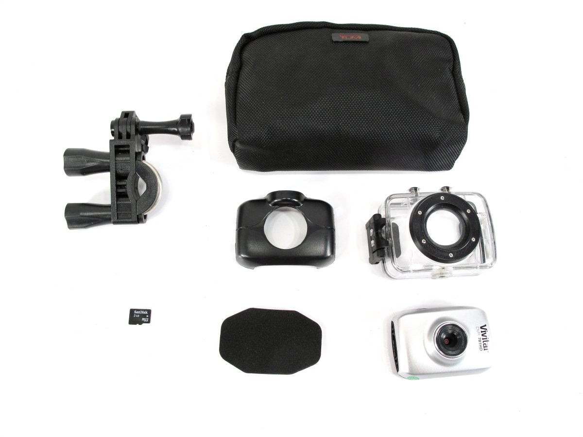 Vivitar DVR 781HD Waterproof HD Action Video Camera with Mem