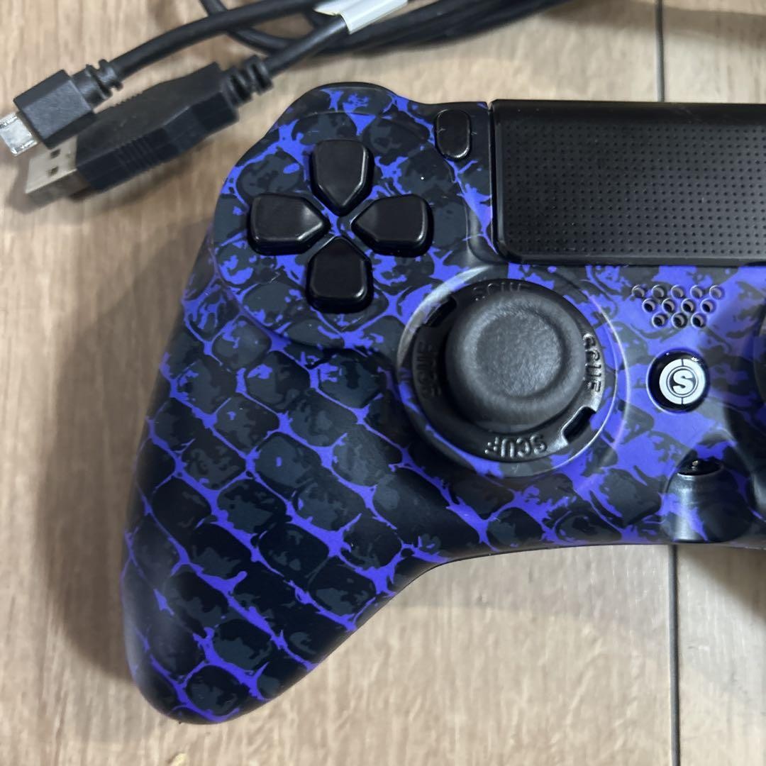 美品 SCUF IMPACT スカフ インパクト Visca Barca Scuf Impact Visca Barca PS4/PS3 Controller Used, Some Wear