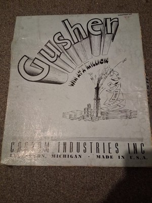 Gusher Vintage Brettspiel Carrom Industries Inc-