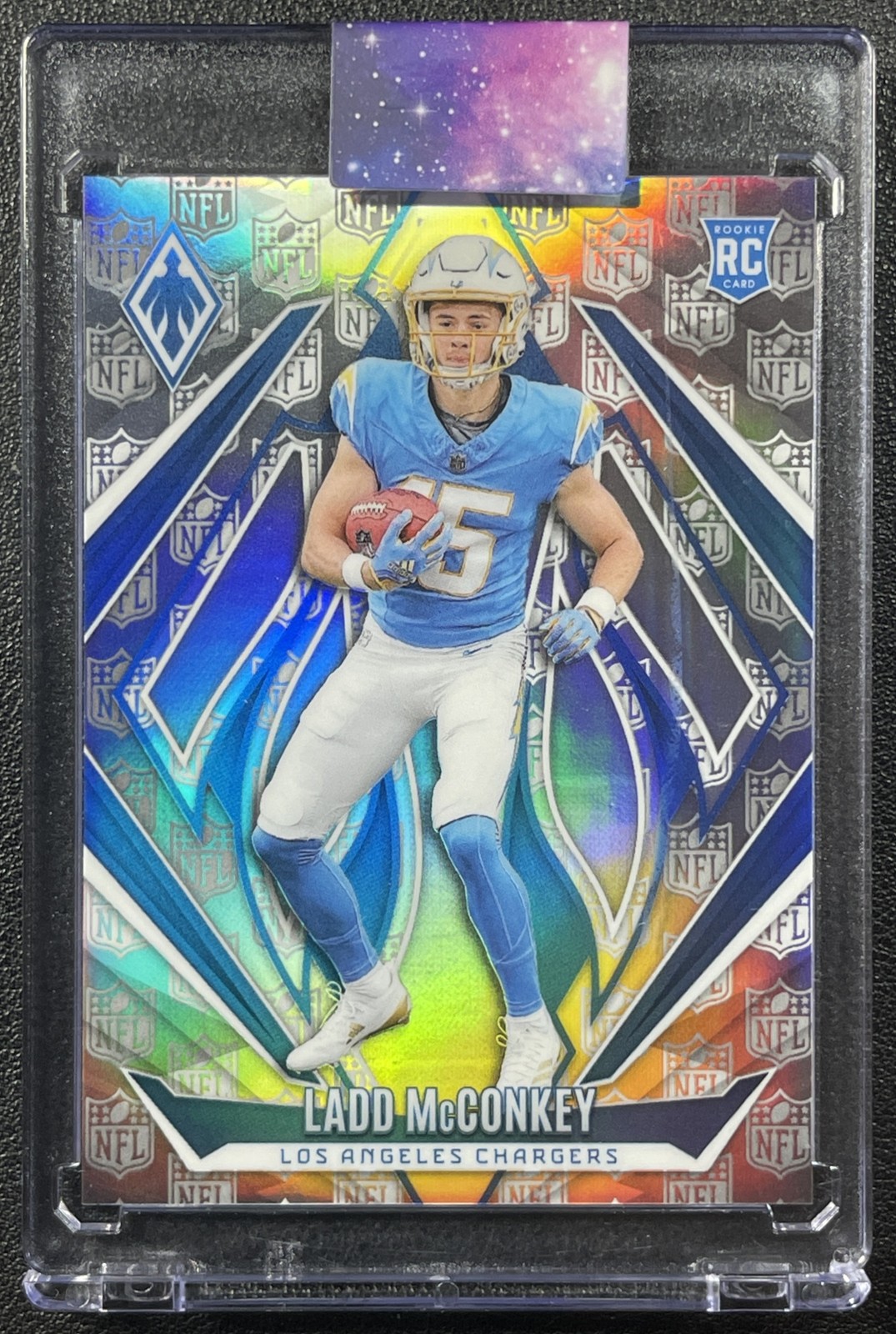 LADD MCCONKEY 2024 PANINI PHOENIX #216 ROOKIE RC NFL SHIELD 001/150