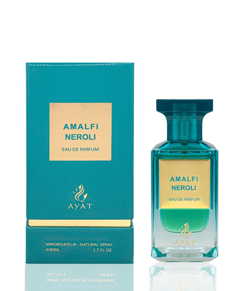 Amalfi Neroli Ayat Perfumes eau de parfum longue tenue contre les odeurs de chaleur