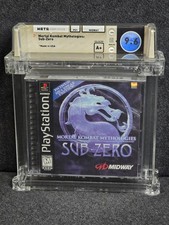 PS1 Playstation 1 MORTAL KOMBAT MYTHOLOGIES Wata 9.6 A+ New Sealed VGA Sub-Zero