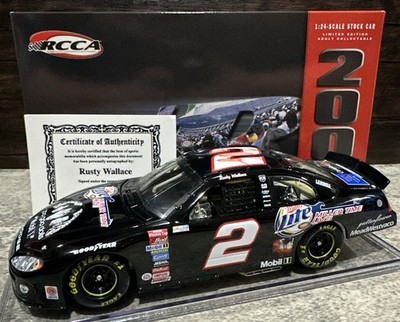 2003 Rusty Wallace Autographed #2 Miller Lite Goo Goo Dolls 1/24 Action Nascar