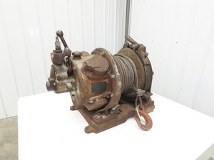 IR HU Utility Hoist Air Tugger Winch 2k 2000lbs 1/2" Wire Rope Pneumatic 125FPM