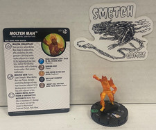 SVC 034 Molten Man Figure - Heroclix Spiderman  Venom Absolute Carnage 2020
