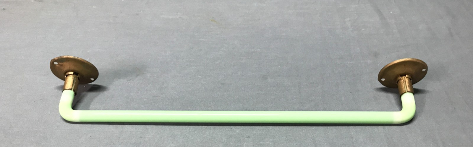 Antique Vintage Jadeite Green Glass 15" Washcloth Towel Bar Old 1377-25B