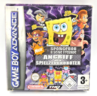 Spongebob und Seine Freunde: Angriff der Spielzeugroboter,Nintendo GBA, OVP