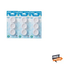 Natural Flow Standard Storage Travel Caps Replacement, 9 Count Pack of 1