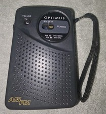 Radio Shack Optimus AM/FM Portable Pocket Radio  12-794 TESTED WORKING