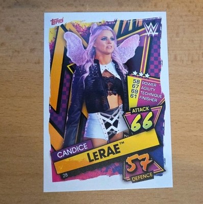 WWE Karte CANDICE LERAE / Topps Slam Attax 2021 Wrestling Diva Card # 28