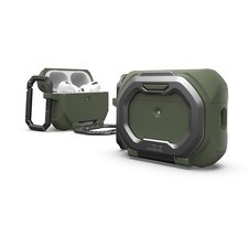 UAG AirPods Pro 3rd Gen Case - Phone Stand Carabiner Monarch Olive Drab/Silver