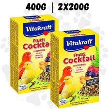 2 x Vitakraft CANARY FRUIT Cocktail Treat 200g - Natural Nutritious No Sugar