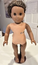 American Girl Addy Walker Doll 2013 Tag Textured Hair Pierced Ears Neck Strings