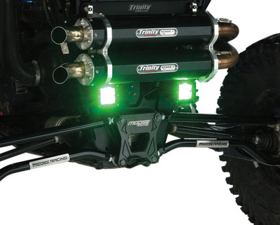 MOOSE OFFROAD Light Pods - 3'' - Green MSE-LPKITG