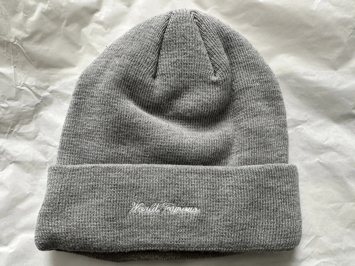 Supreme x New Era Box Logo Winter Beanie Grey/Orange FW17 | eBay