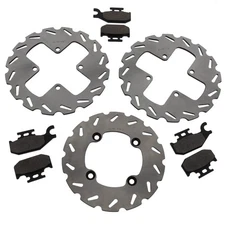 2012 Can-Am Outlander 800 R XMR Front And Rear Sport Brake Rotors And Brake Pads